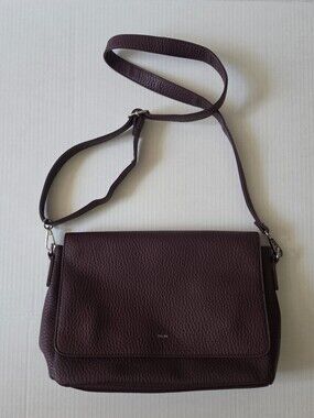 Colab Burgundy Crossbody Bag